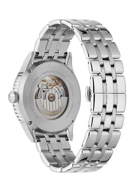 Versace V18040017 Men's Aiakos Stainless Steel Silver Dial Watch